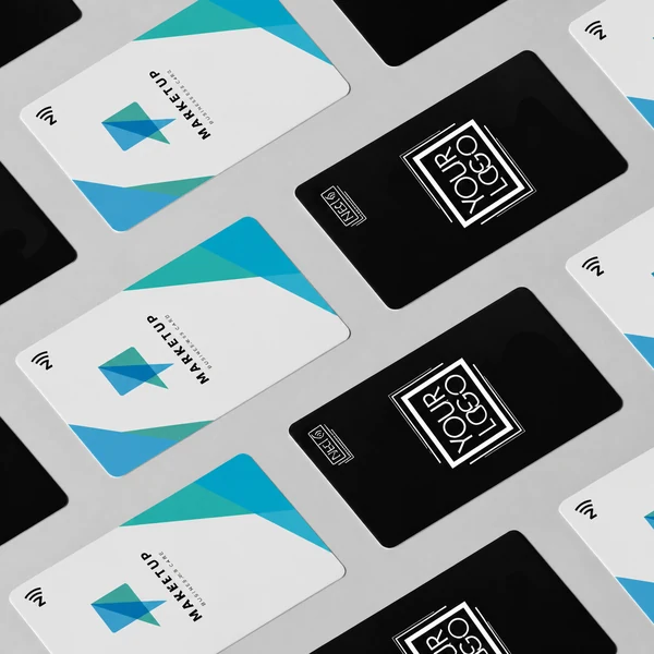 Πίσω όψη custom NFC Business Card