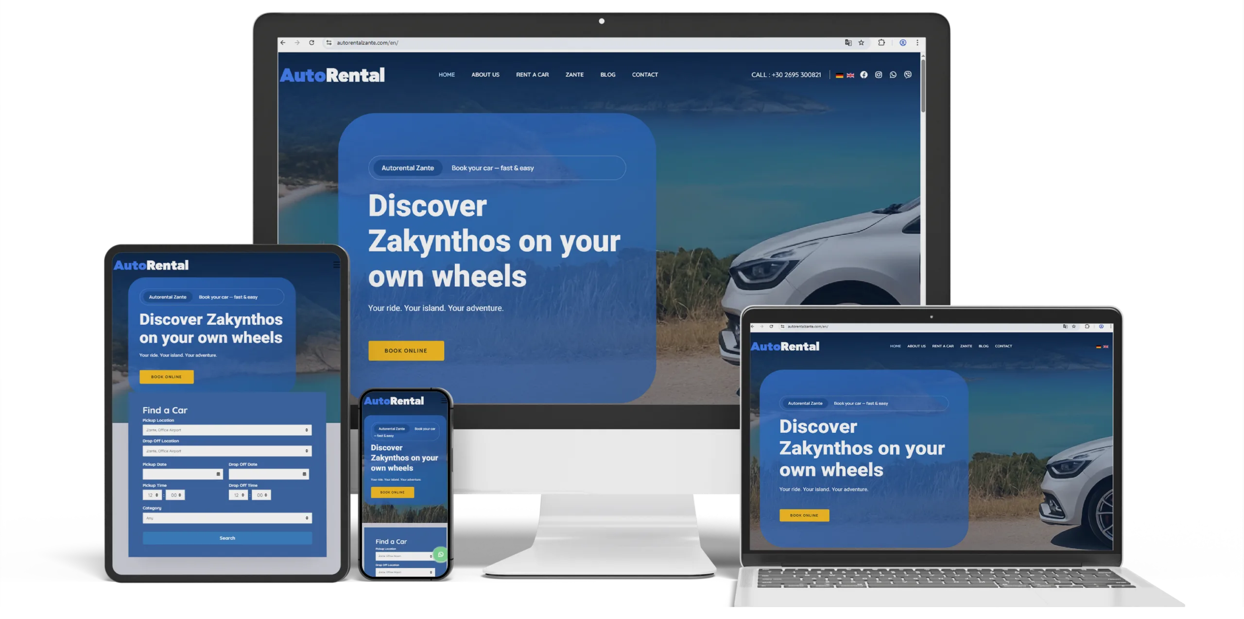 Autorental Zante case study preview