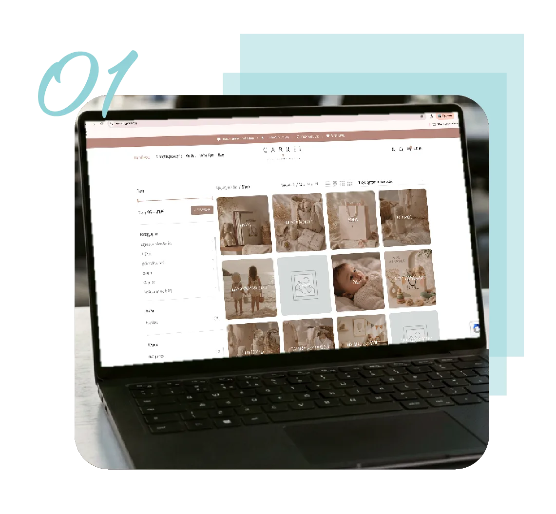 Carrel catalogue and filter architecture