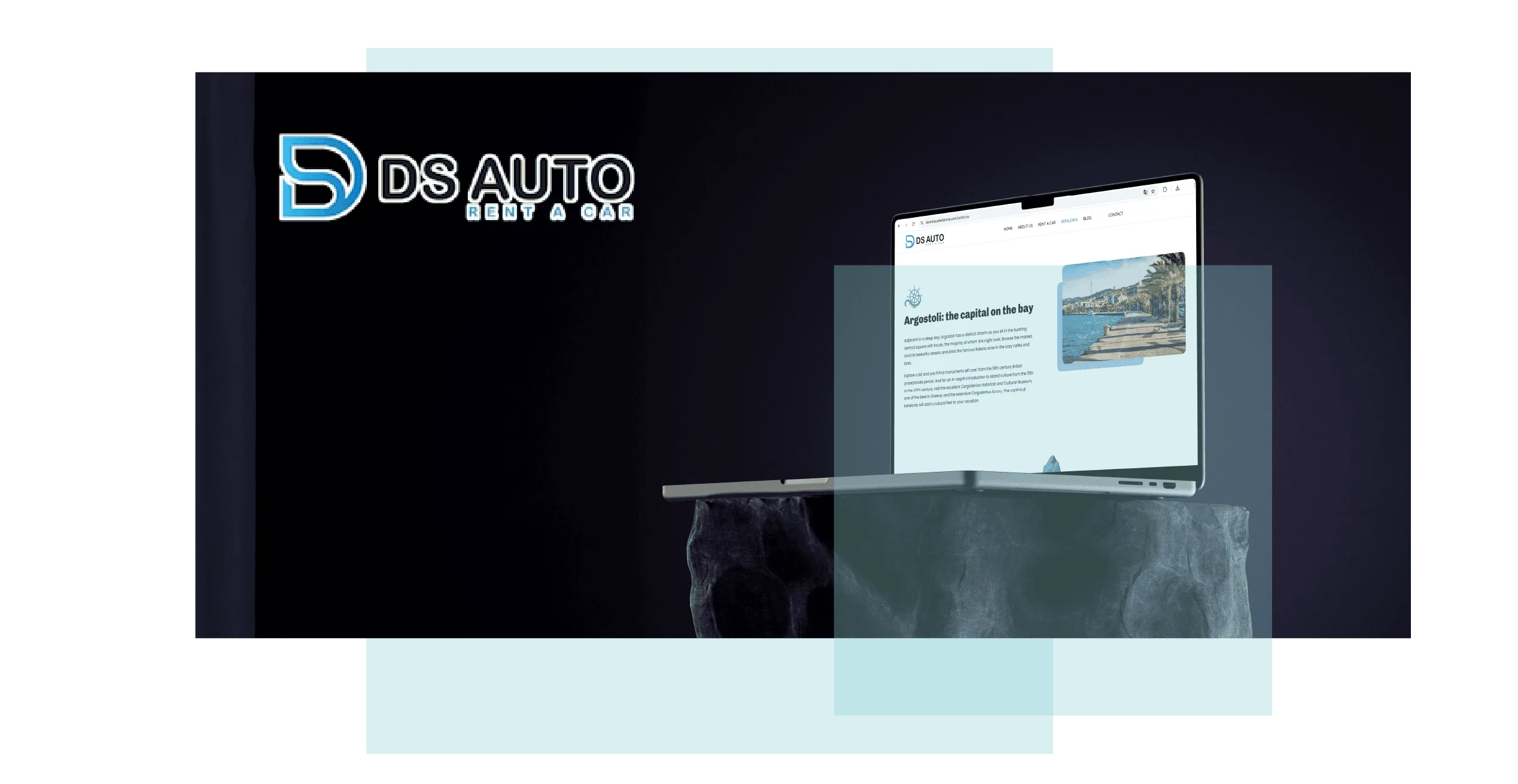 Mobile-first εμπειρία DS Rent a Car Kefalonia