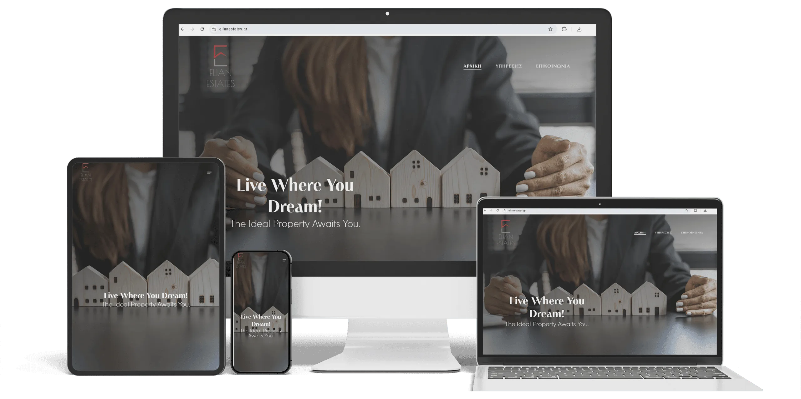 Real estate website Elian Estates