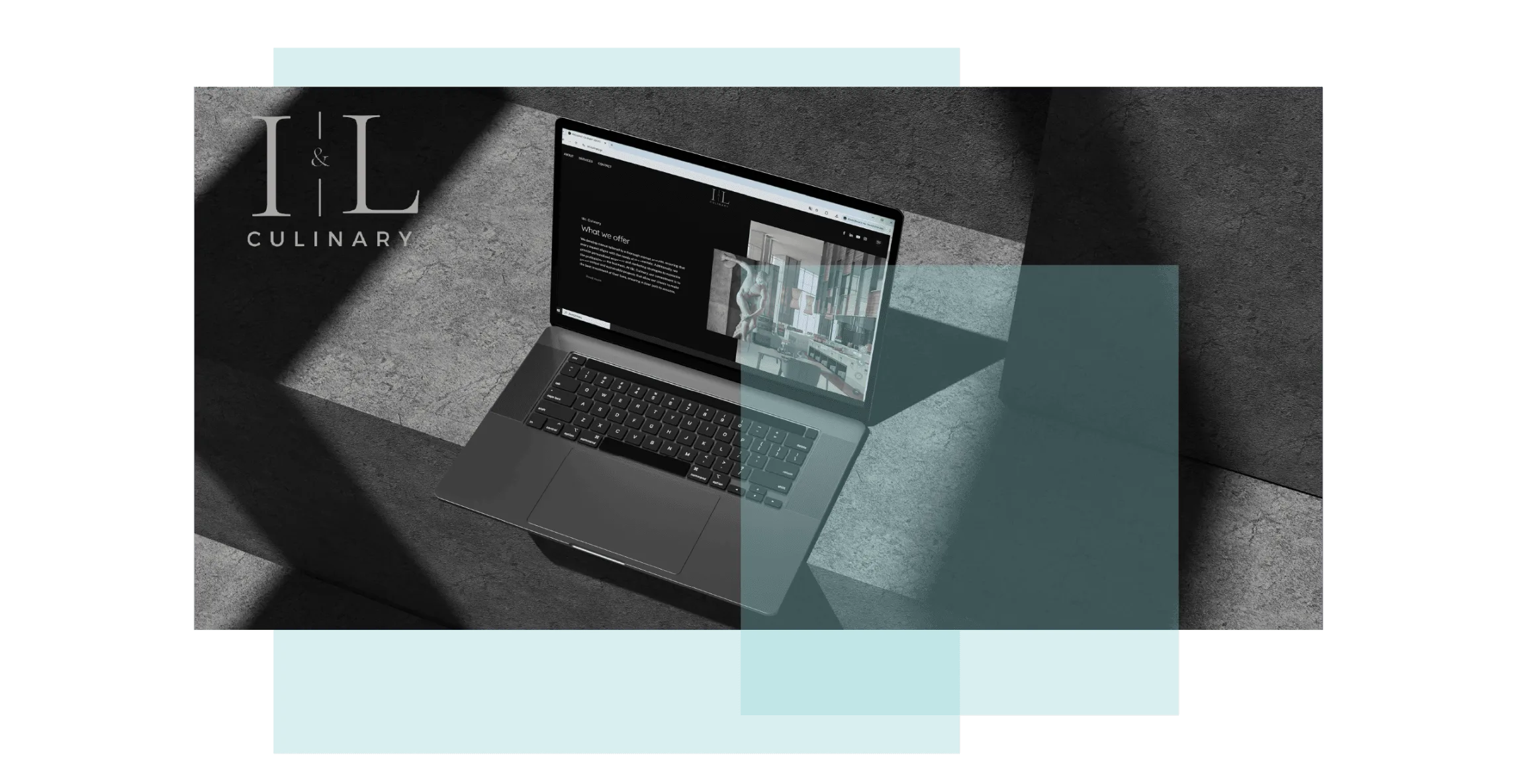 Premium presentation of hospitality and food-service expertise