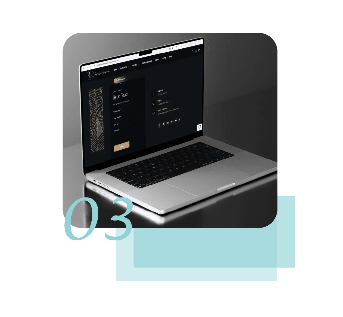 The responsive Iosif Giannitsopoulos website experience