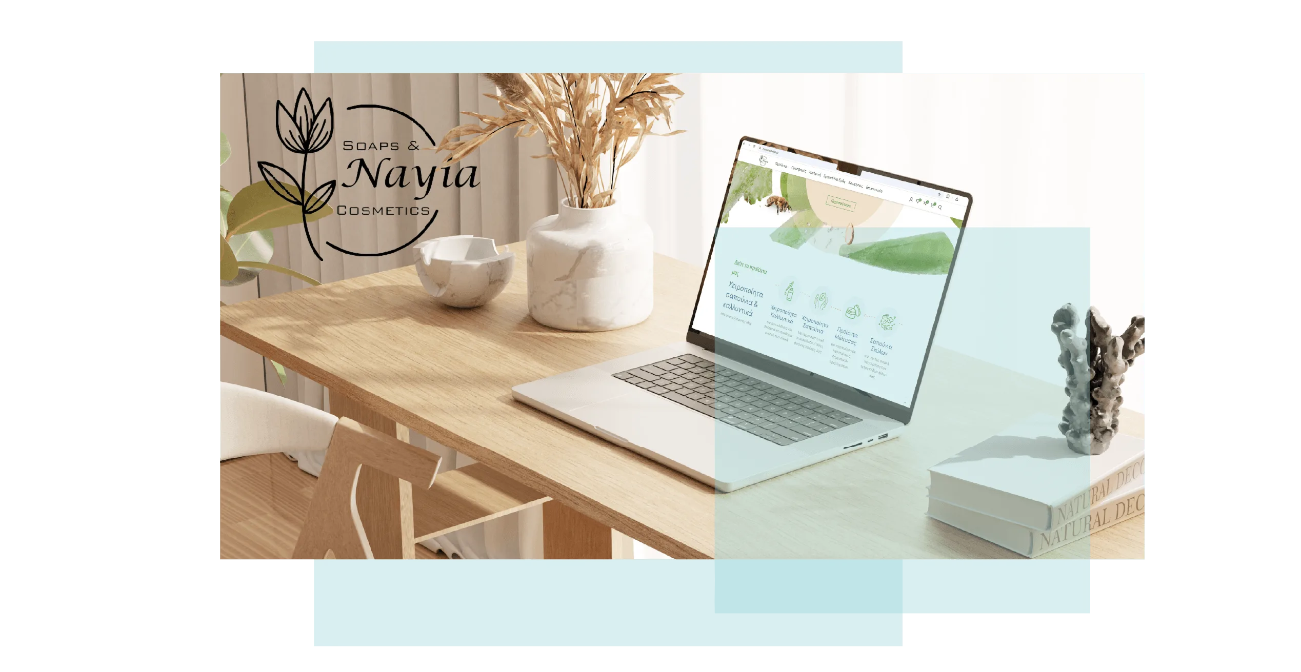 Nayia Cosmetics product presentation