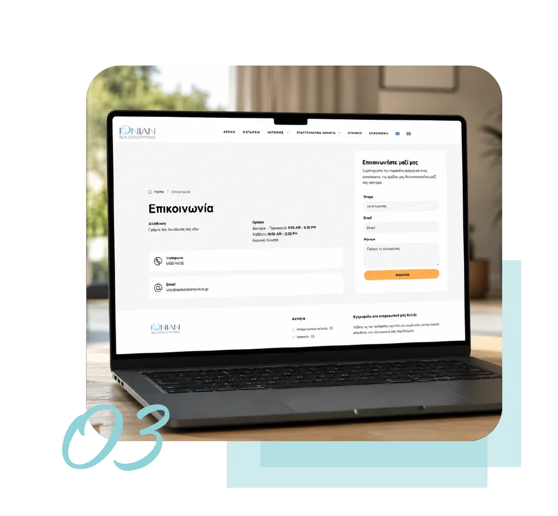 The bilingual Real Estate Mytikas experience