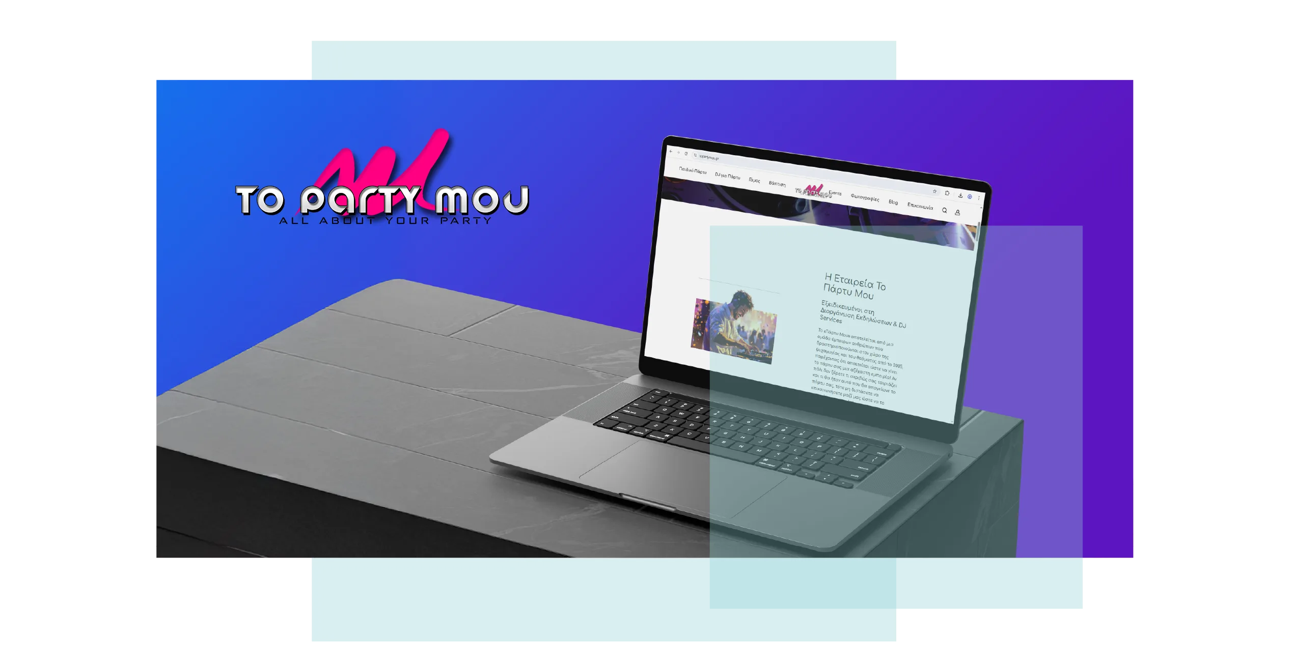 toPartymou service and package presentation
