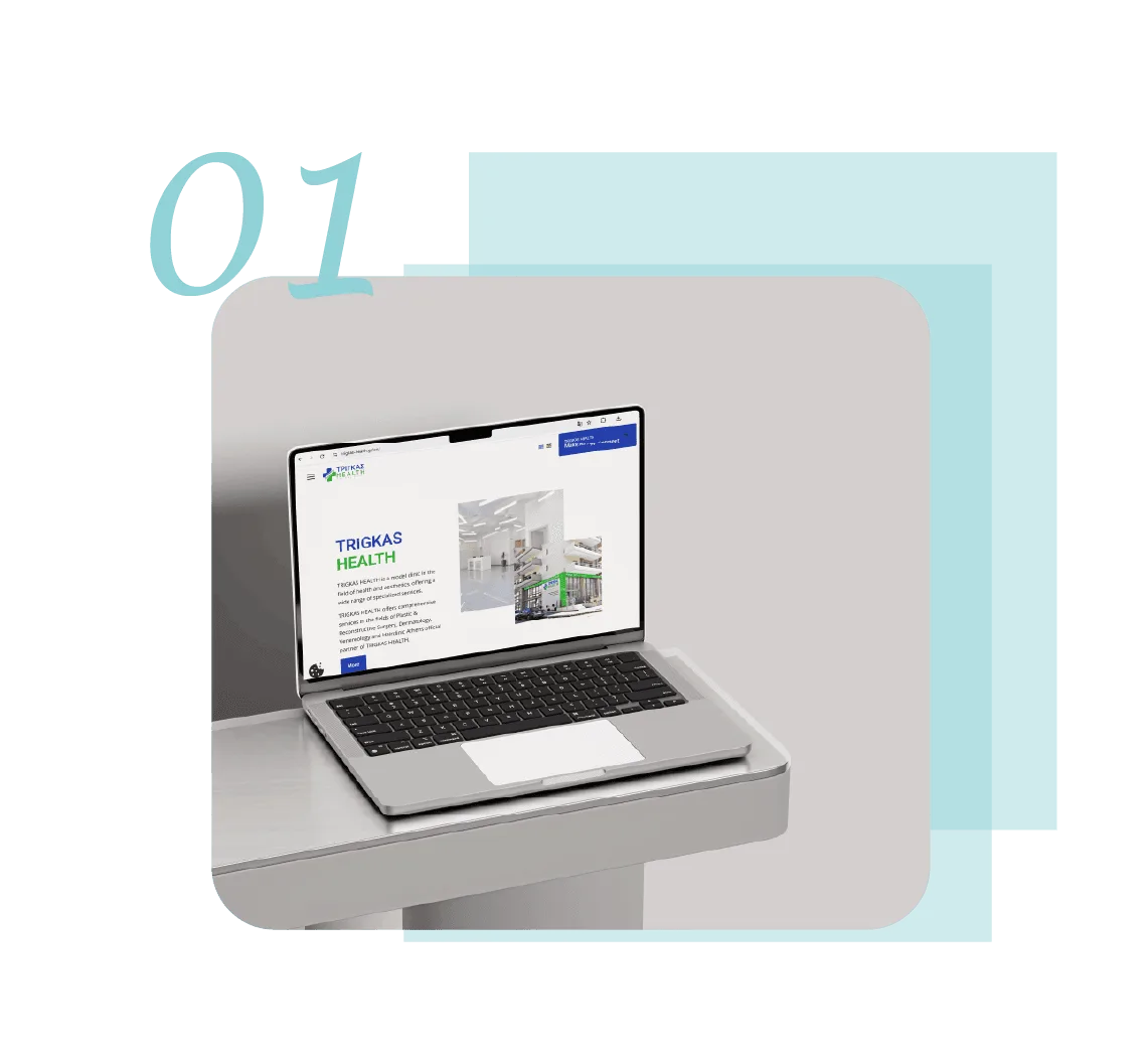 Trigkas Health content management in Joomla