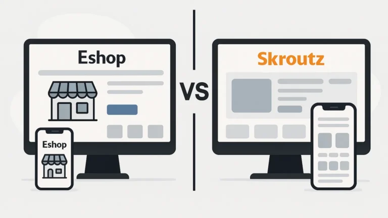 Σύγκριση Skroutz Marketplace και ανεξάρτητου eShop ως δύο διαφορετικών καναλιών πώλησης