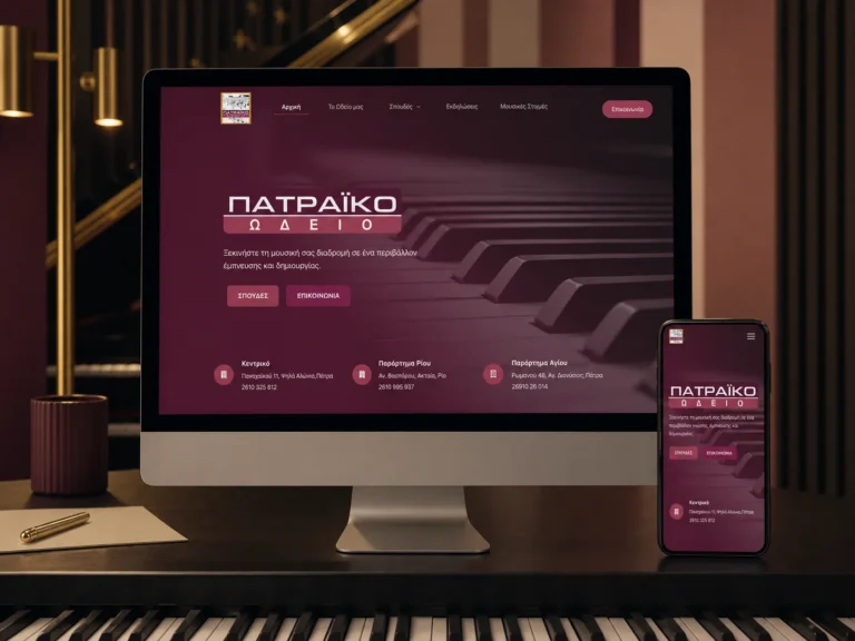 Πατραϊκό Ωδείο — case study
