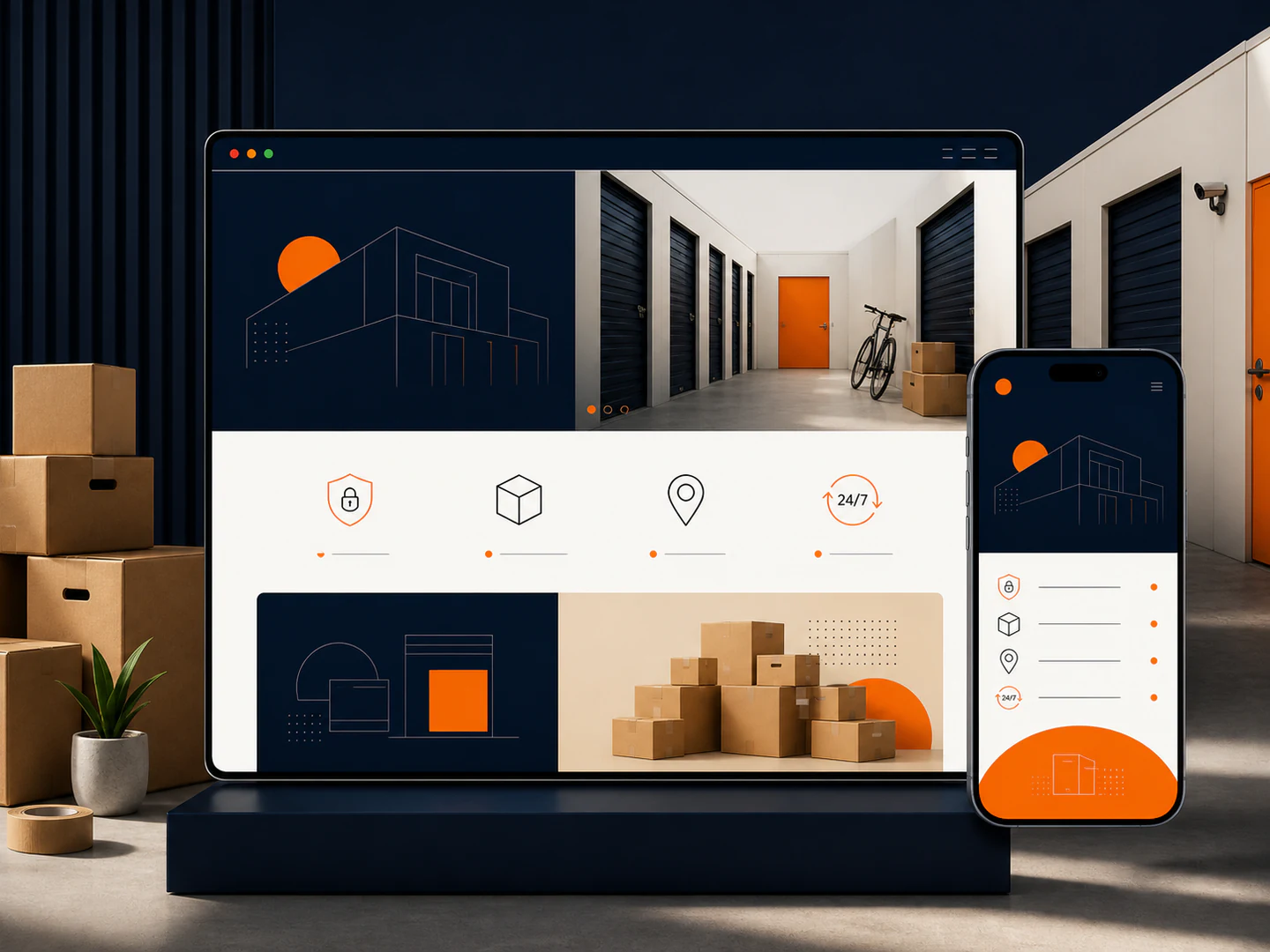 Patra Selfstorage — custom one-page website case study