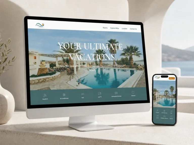 Villa Mina Μήλος — case study